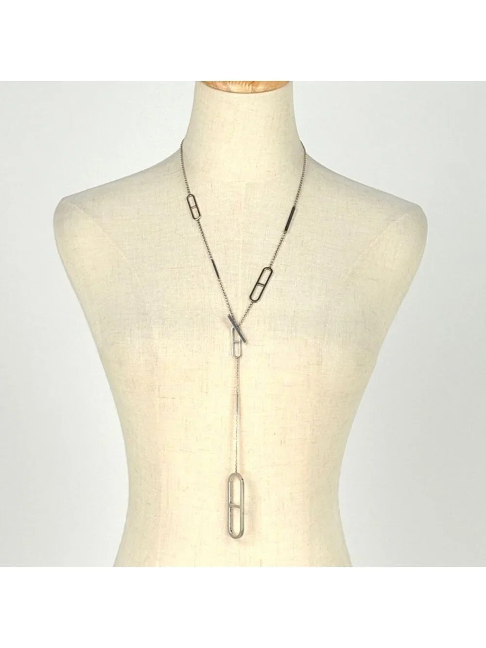 Hermes Necklace Ever Chaine D'ancre 925 Sterling Silver